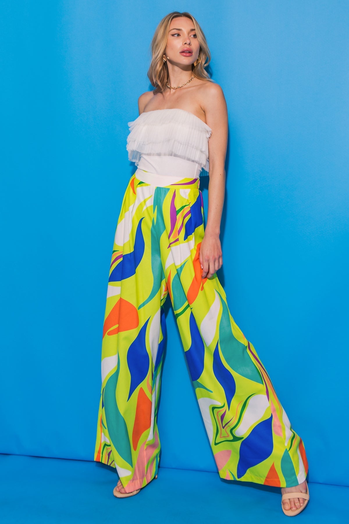 SUNSET DINNER WOVEN PANTS Flying Tomato